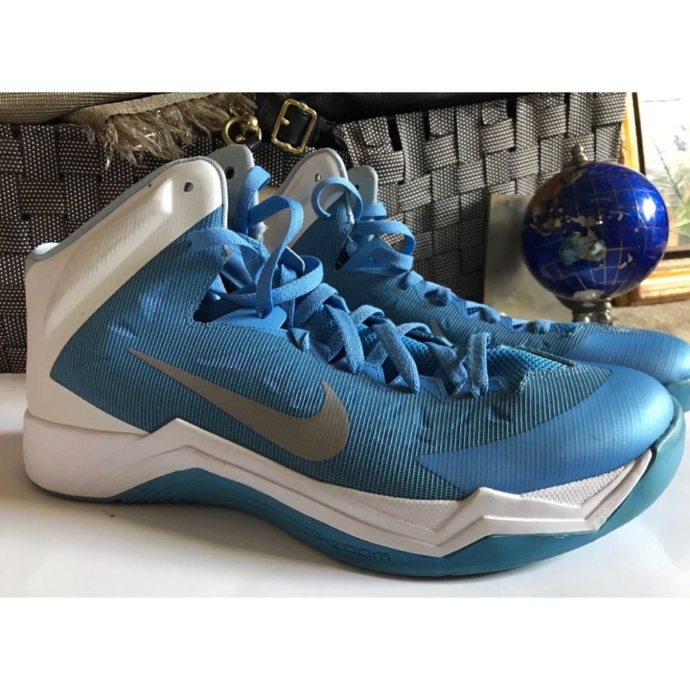 Nike Linarlon Hyperquickness Blue Basketball Snea… - image 2